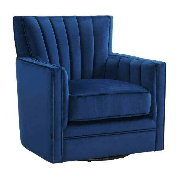 Loden - Swivel Chair - Royale Cobalt