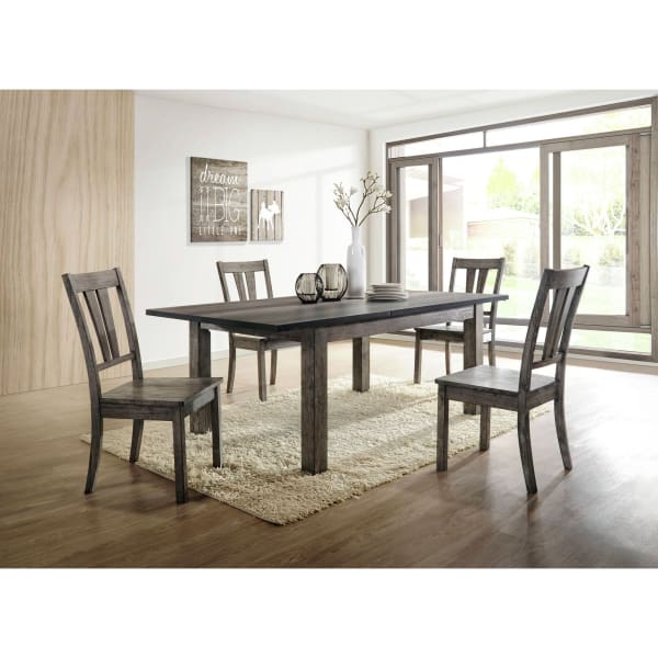 Nathan - Dining 5 Piece Set - Gray Oak