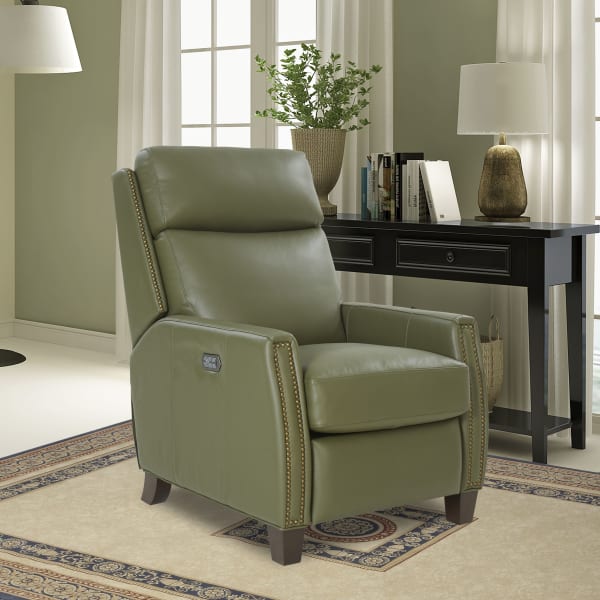 Anaheim - Power Recliner With Power Recline, Power Headrest, Power Lumbar - Chive