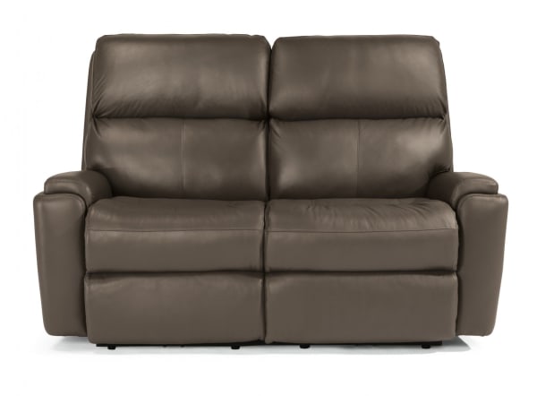 Rio Power Reclining Loveseat - Power Headrests - Leather