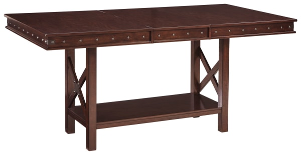 Collenburg - Dark Brown - RECT DRM Counter EXT Table
