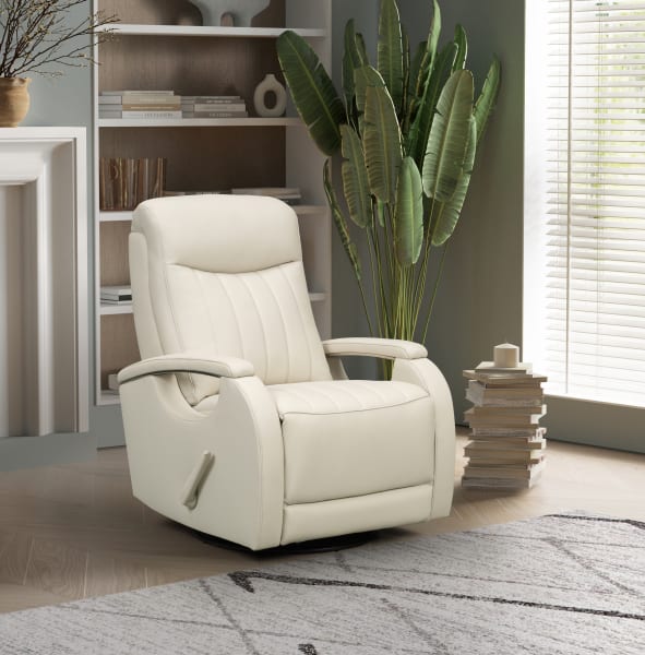 Braxton - Swivel Glider Recliner - Cream