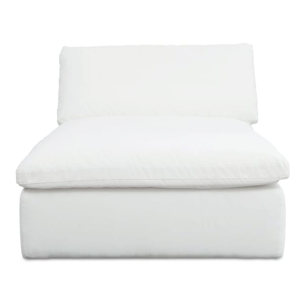 Miles - Outdoor Chaise - White