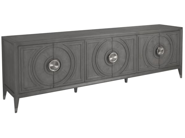 Appellation - Long Media Console - Dark Gray