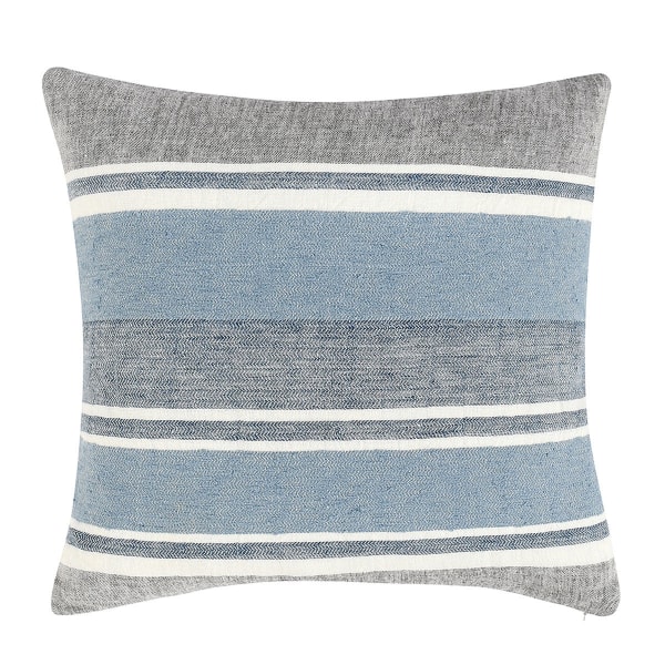 Lima - ST Pillow - Capri Blue / Dark Gray