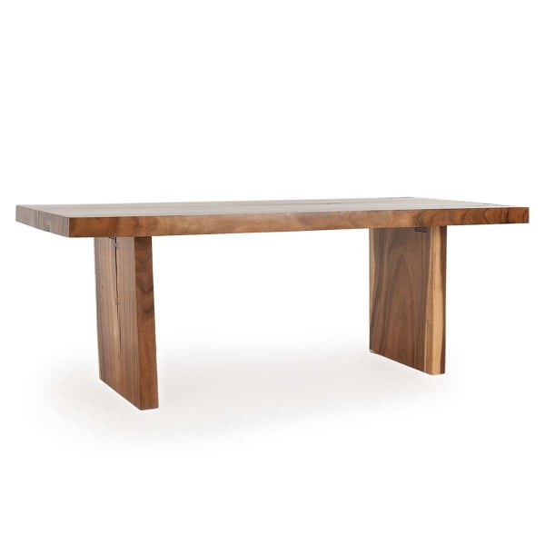 Straight Edge - 83" Dining Table - Natural