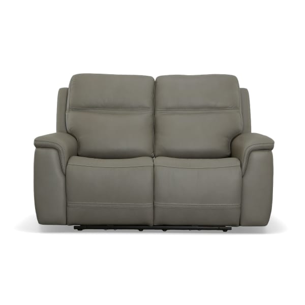 Sawyer - Power Reclining Loveseat With Power Headrests, Lumbar - Gray