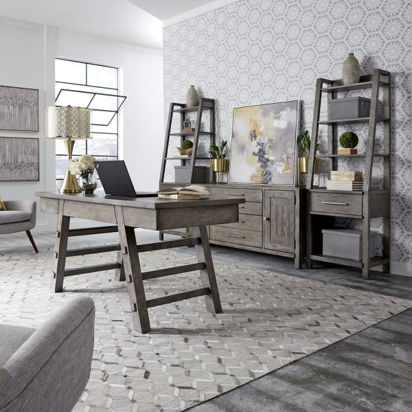 Modern Farmhouse - Complete Desk Set - Gray