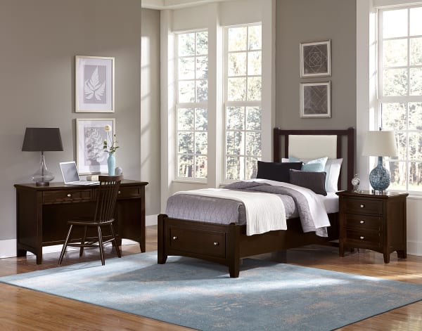 Bonanza - Twin Upholstered Headboard - Merlot
