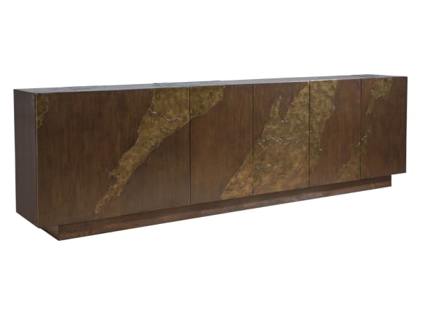 Signature Designs - Contango Long Media Console - Dark Brown
