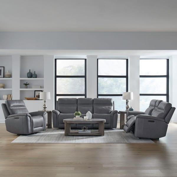 Cooper - Sofa With Loveseat & Recliner - Gray