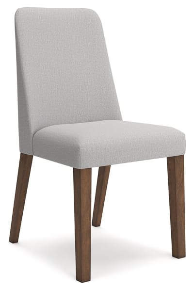 Lyncott - Light Gray / Brown - Dining Uph Side Chair (Set of 2)