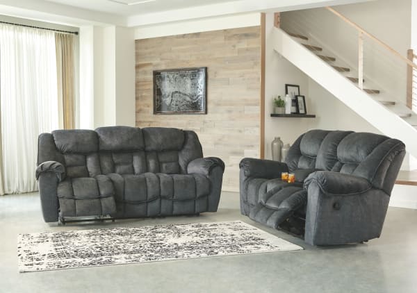 Capehorn - Granite - 2 Pc. - Reclining Sofa, Loveseat
