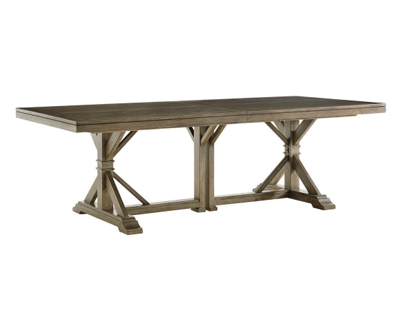 Cypress Point - Pierpoint Double Pedestal Dining Table - Dark Brown