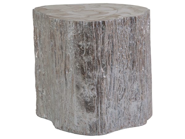 Signature Designs - Trunk Segment Side Table - Silver Leaf