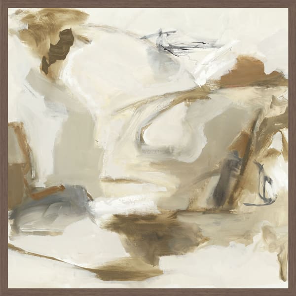 Core - 48" x 48" Painting By Buddy Whitlock - Beige / Light Brown