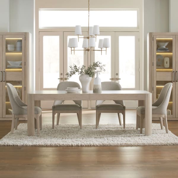 South Bend - 5 Piece Rectangular Table Set - White