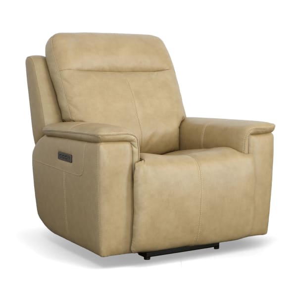 Odell - Power Recliner With Power Headrest & Lumbar - Stone