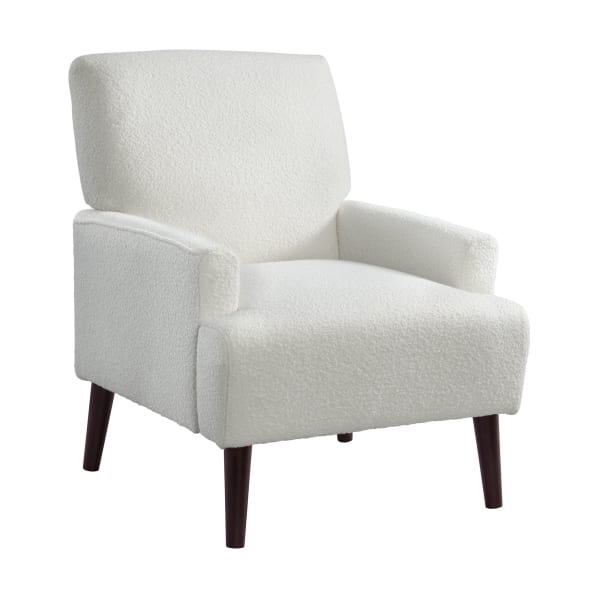 Kiwi - Chair - Boucle White And Espresso