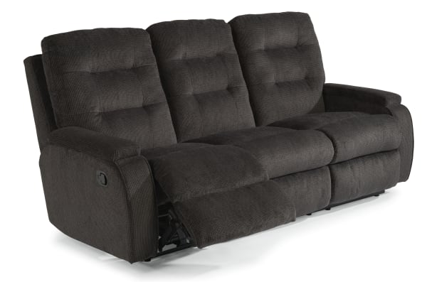 Kerrie - Reclining Sofa - Dark Brown