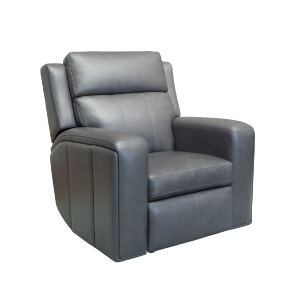 Wyatt - Power Recliner With Power Headrest & Lumbar - Dark Gray