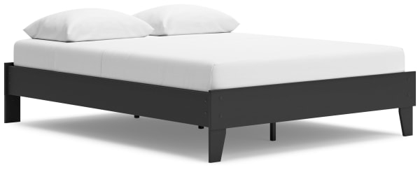 Socalle - Black - Queen Platform Bed