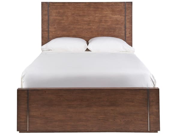 New Modern - Koda King Panel Bed - Dark Brown