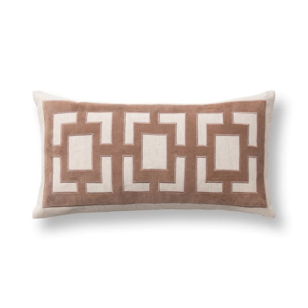 Corbin - 14" x 26" Pillow - Frothed Brown