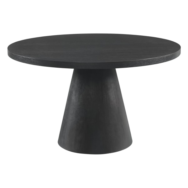 Portland - Round Dining Table - Black
