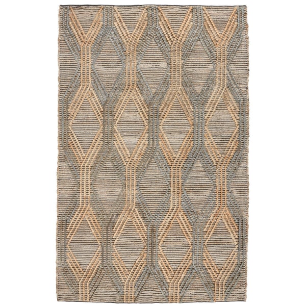 Natural Fiber - 2' x 3' Sylmar Rug - Natural/Mineral Blue