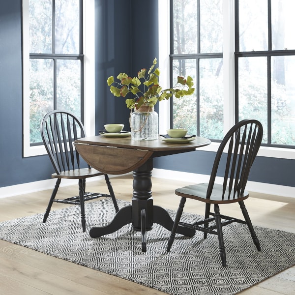 Carolina Crossing - 3 Piece Drop Leaf Set - Black