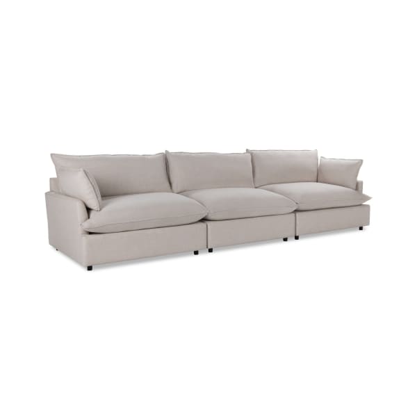 Caplan - Upholstered 3 Piece Modular Sectional - Dawn White