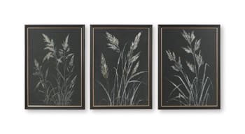 Janisburg - Wall Art Set (Set of 3) - Black / White / Brown