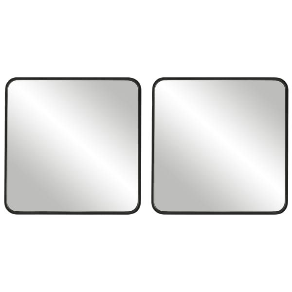 Mirror (Set of 2) - Satin Black