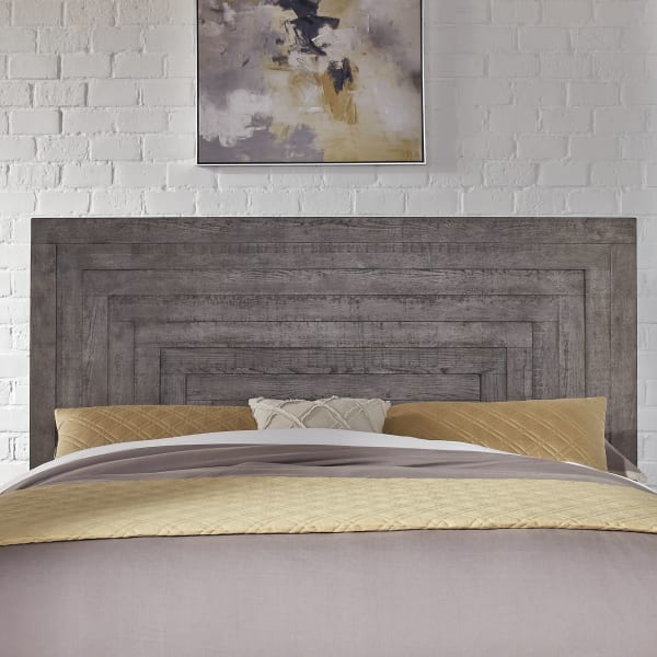 Modern Farmhouse - Queen Panel Headboard - Gray