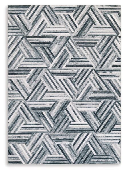 Adalock - Gray / Cream - Medium Rug