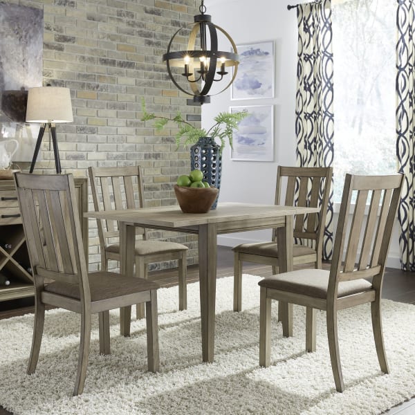 Sun Valley - 5 Piece Drop Leaf Set - Light Brown