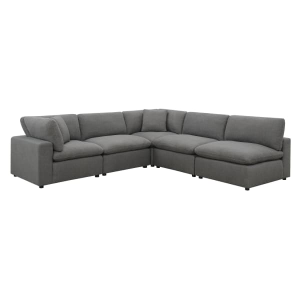 Cloud 9 - 5 Piece Sectional Sofa - Gray