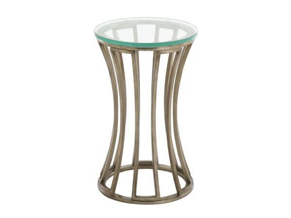 Tower Place - Stratford Round Accent Table - Beige