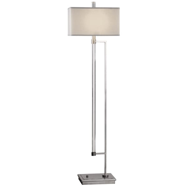 Mannan - Modern Floor Lamp - Pearl Silver