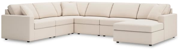 Modmax - 6-Piece Sectional With Raf Corner Chaise - Oyster