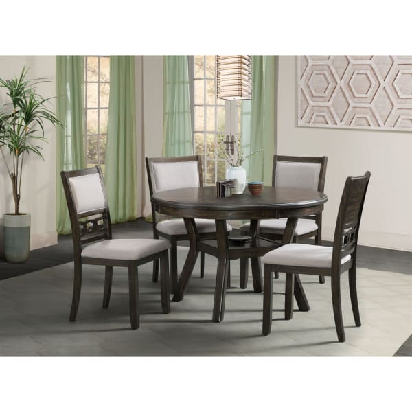 Amherst - Standard Height 5 Piece Dining Set-Table And Four Side Chairs - Walnut