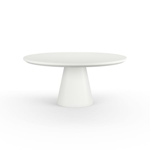 Bazaar - Pedestal Dining Table - Bone