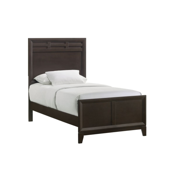 Beaumont - Twin Panel Bed - Merlot