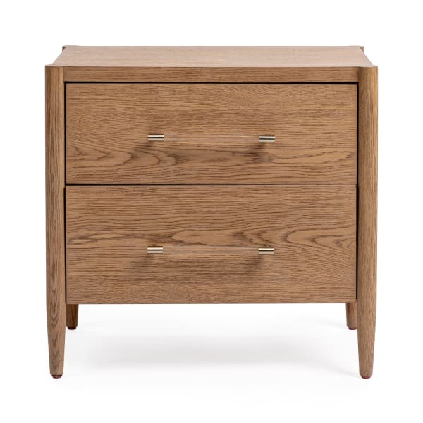 Alisen - 2 Drawer Nightstand - Napa Grove