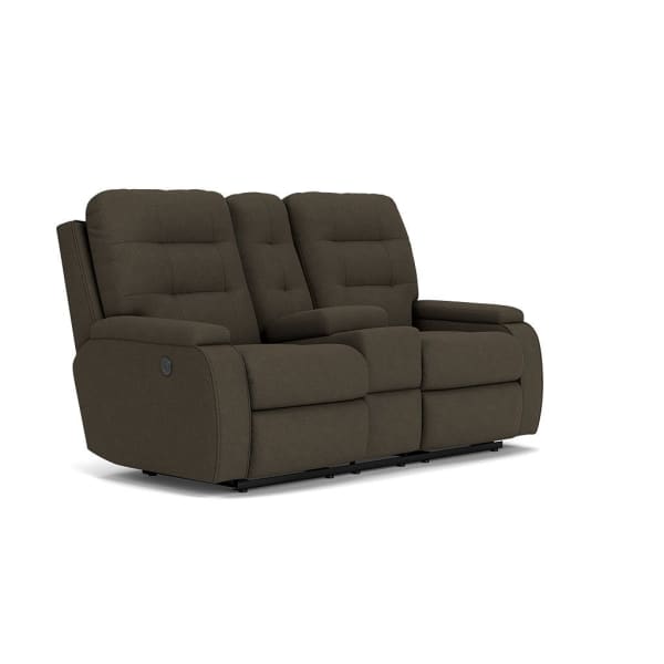 Kerrie - Power Reclining Loveseat with Console