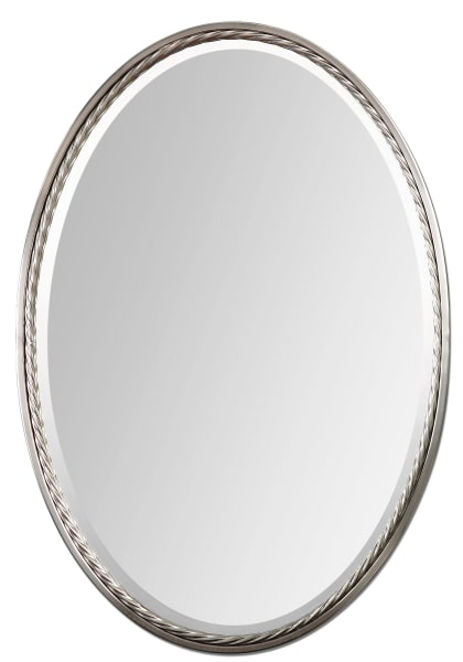 Casalina - Oval Mirror - Nickel