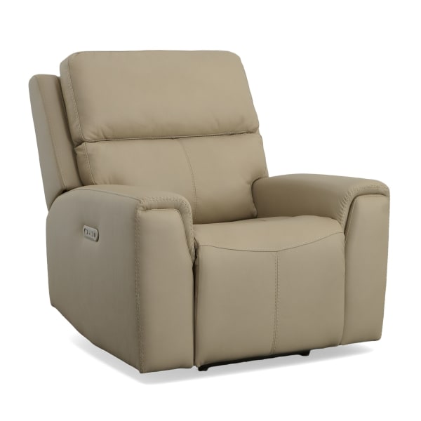Jarvis - Power Recliner With Power Headrest - Parchment