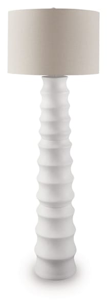 Veraleigh - White - Poly Floor Lamp