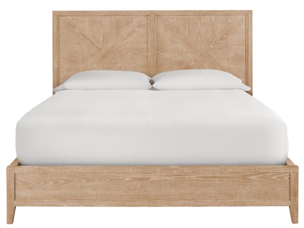 Modern Farmhouse - Ames King Complete Bed - Light Brown